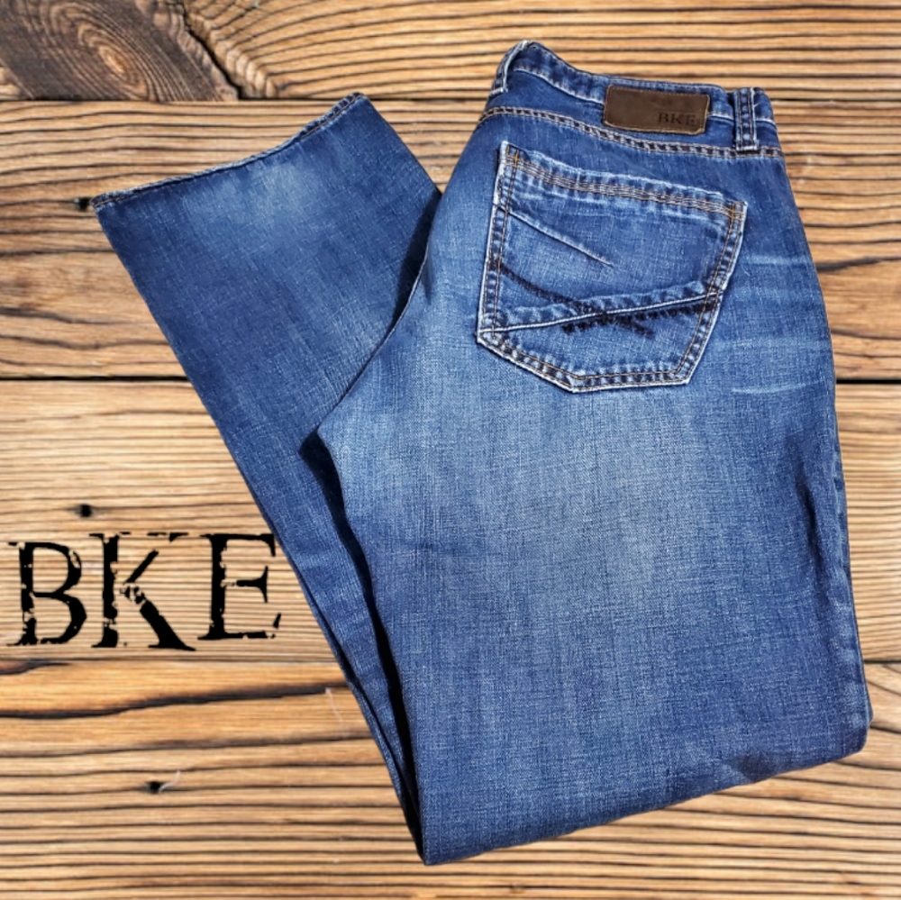 BKE Men's Derek Straight Jeans 34R